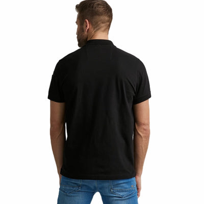 short sleeve trackway polo ppss0000861 999 pme legend polo black crop2