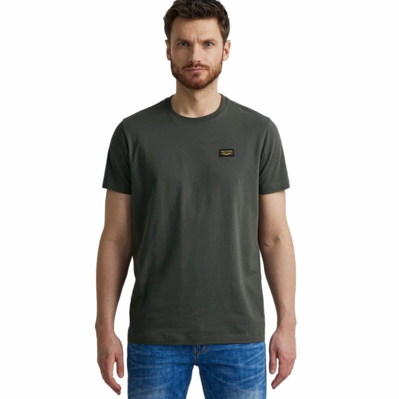 round neck guyver t-shirt ptss0000555 8039 pme legend shirt green crop1