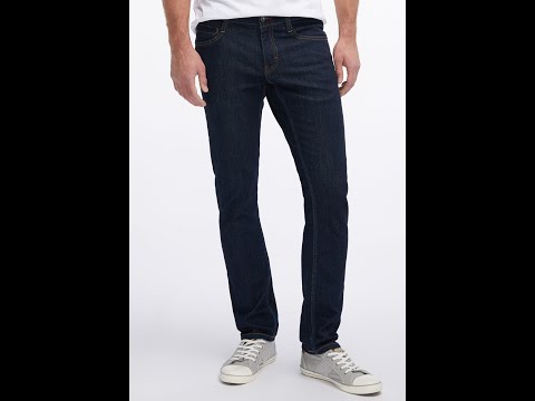 Oregon Tapered Navy Rinsed Wash